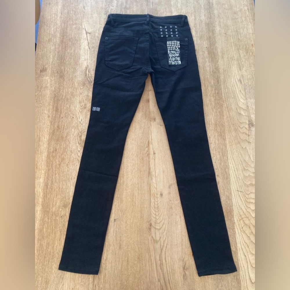 COPY - size 30 Ksubi van Winkle Ace Black Slice Denim Jeans